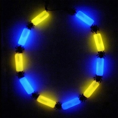 Feestelijke gloeiende kralen halsketting gevarieerde kleuren voor kerstversieringen 10pcs inhoud