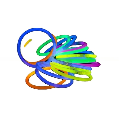 Niet-giftige fluorescerende vloeistof van PE 8 inch gloeiende armbanden voor kerstversiering